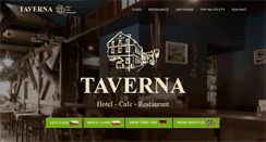 Desktop Screenshot of hotel-taverna.cz